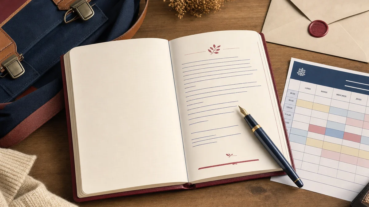 Mot de rentrée parents : modèle cahier de liaison