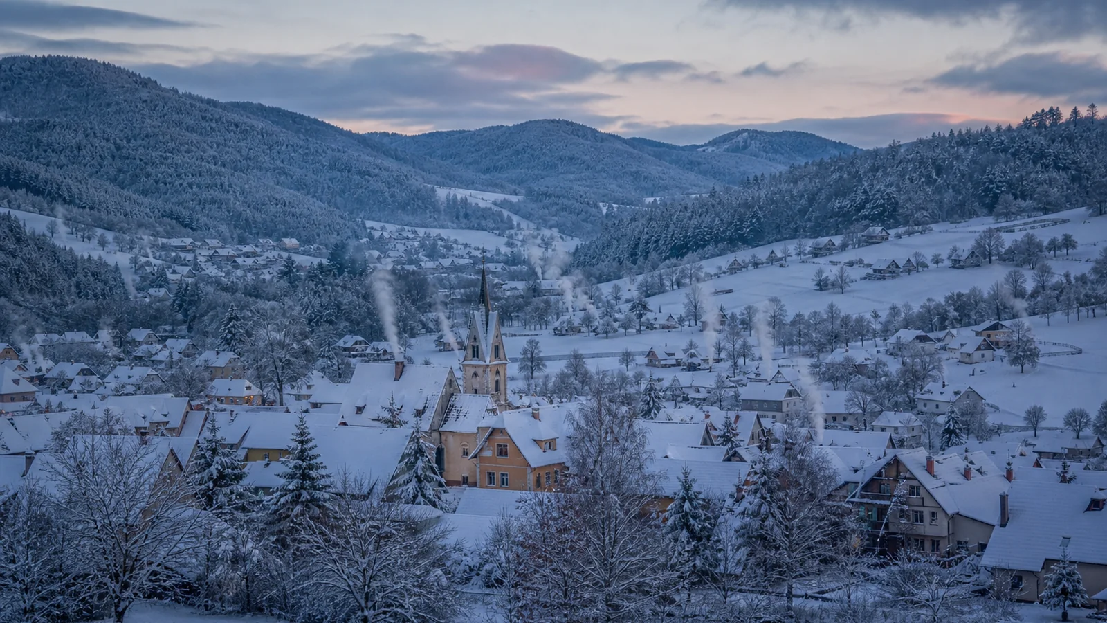 Illustration vacances d'hiver 2028 — vue d'ensemble